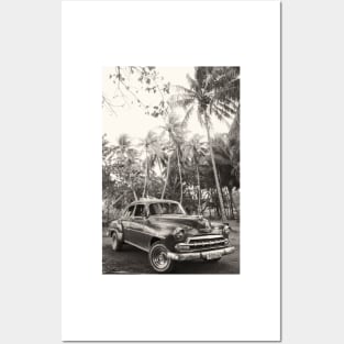 Classic car in Cuba Posters and Art